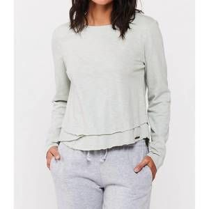 NEW JAK & RAE giselle pastel top in grey